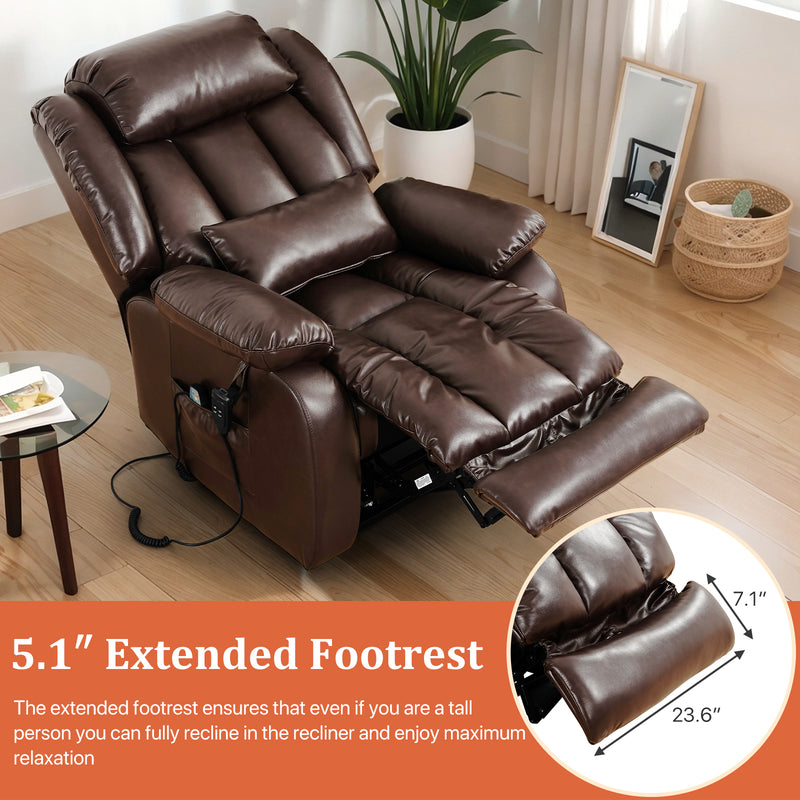 Restreal Infinite Position Lift Recliner Chair for Elderly with Heat M