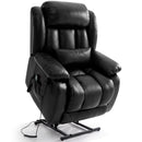 Restreal Infinite Position Leather Lift Recliner | Extend Footrest, Heat & Massage