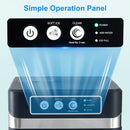 Restreal Touchscreen Nugget Ice Maker Countertop, 38lbs/24H, Soft Chewable Pellet Ice Maker with Self-Cleaning Function for Kitchens, Offices, Home