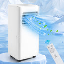 Restreal 12,000 BTU Portable Air Conditioner with Built-in Cool, Dehumidifier&Fan Modes up to 550 Sq.Ft. with Remote Control, White