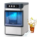 Restreal Touchscreen Nugget Ice Maker Countertop, 38lbs/24H, Soft Chewable Pellet Ice Maker with Self-Cleaning Function for Kitchens, Offices, Home