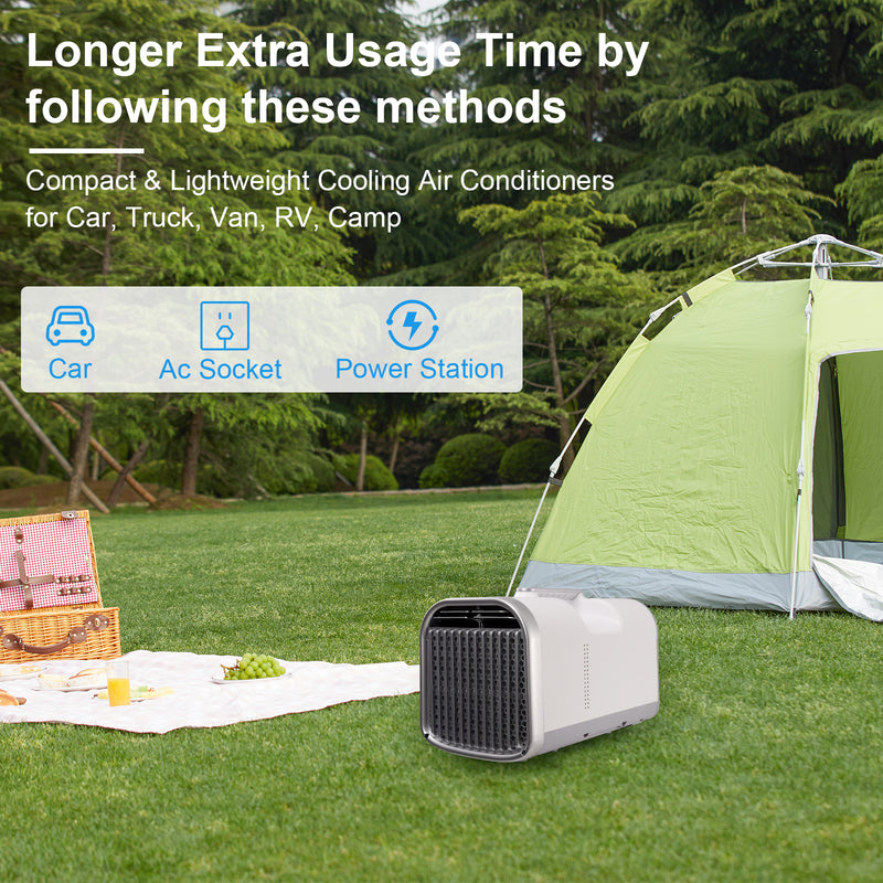 camping tent cooler Restreal Portable Air Conditioner, 4400BTU 330W Power Camping Tent AC,