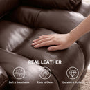 Restreal Infinite Position Leather Lift Recliner | Extend Footrest, Heat & Massage