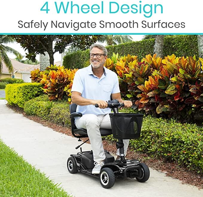 TEKAMON 4-Wheel Electric Powered Mobility Scooter