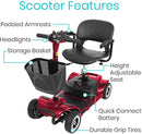 Restreal 4-Wheel Electric Powered Mobility Scooter