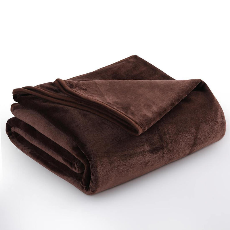 Fleece Blanket blanket ASJMR Brown Twin 