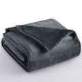 Fleece Blanket blanket ASJMR Dark Gray Twin 