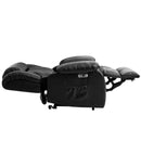 Restreal Infinite Position Lift Recliner Chair for Elderly with Massage and Heating, Dual Motor, Real Leather