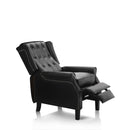 Restreal Leather Wingback Recliner Chair